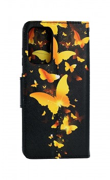 Knížkové pouzdro na Samsung A52 Luxusní motýlci