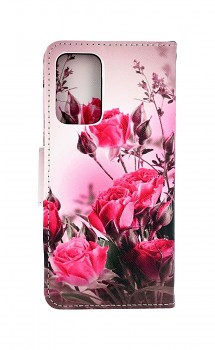 Knížkové pouzdro na Samsung A52 Romantické růže