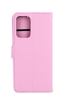 Knížkové pouzdro na Samsung A52 růžové s přezkou