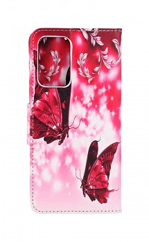 Knížkové pouzdro na Samsung A52 Zamilovaní motýlci