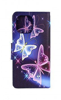 Knížkové pouzdro na Xiaomi Mi 11 Modré s motýlky