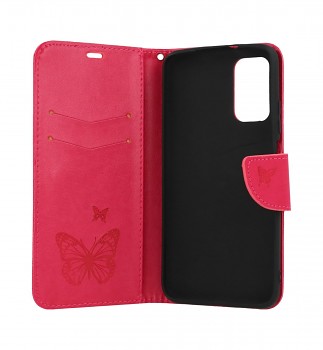 Knížkové pouzdro na Xiaomi Poco M3 Butterfly růžové (2)
