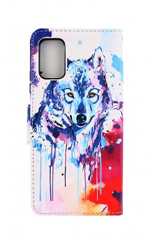 Knížkové pouzdro na Xiaomi Poco M3 Kresba vlka
