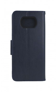 Knížkové pouzdro na Xiaomi Poco X3 Butterfly modré tmavé
