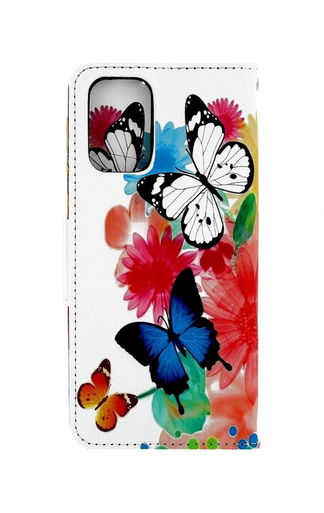 Knížkové pouzdro TopQ na mobil Xiaomi Redmi 10 Barevné s motýlky