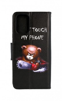 Knížkové pouzdro TopQ na mobil Xiaomi Redmi 10 Don´t Touch méďa