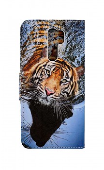 Knížkové pouzdro na Xiaomi Redmi 9 Hnědý tygr