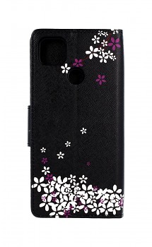 Knížkové pouzdro na Xiaomi Redmi 9C Květy sakury_1