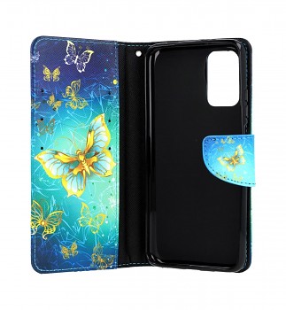 Knížkové pouzdro na Xiaomi Redmi 9T Obloha s motýlky (2)