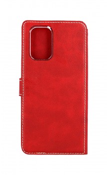 Knížkové pouzdro Molan Cano Issue Diary na Xiaomi Redmi Note 10 červené