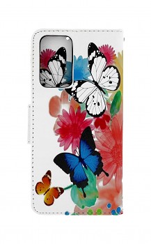 Knížkové pouzdro na Xiaomi Redmi Note 10 Pro Barevné s motýlky