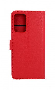 Knížkové pouzdro na Xiaomi Redmi Note 10 Pro červené s přezkou