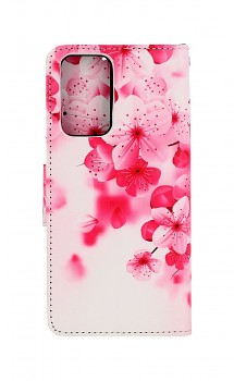 Knížkové pouzdro na Xiaomi Redmi Note 10 Pro Růžové kvítky