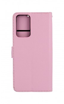 Knížkové pouzdro na Xiaomi Redmi Note 10 Pro růžové s přezkou