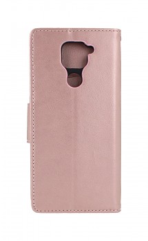 Knížkové pouzdro na Xiaomi Redmi Note 9 Butterfly růžové světlé