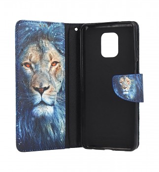 Knížkové pouzdro na Xiaomi Redmi Note 9 Pro Kouzelný lev (2)