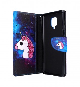 Knížkové pouzdro na Xiaomi Redmi Note 9 Pro Space Unicorn (2)