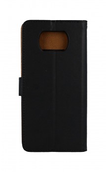 Knížkové pouzdro na Xiaomi Poco X3 černé s přezkou 2