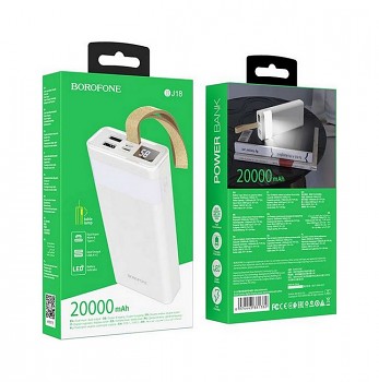 Powerbank Borofone BJ18 Coolmy 20000mAh bílá 2