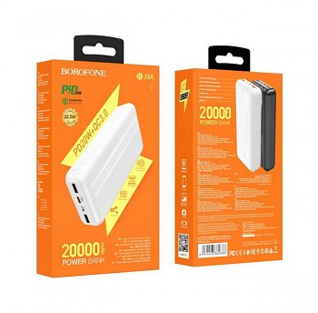 Powerbank Borofone BJ9A Uranus 20000mAh 22,5W bílá 2