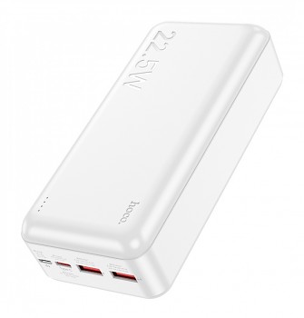 Powerbank HOCO J101B s podporou rychlonabíjení 30000mAh bílá 22.5W