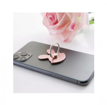 Prsten na mobilní telefon TopQ Králíček růžový