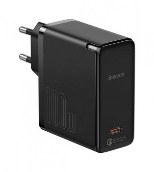 Rychlonabíječka Baseus GaN2 100W včetně USB-C datového kabelu