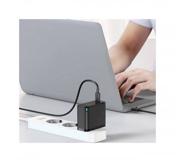 Rychlonabíječka Baseus GaN2 100W včetně USB-C datového kabelu 1