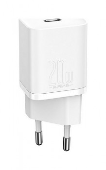 Rychlonabíječka Baseus Super Si 20W včetně datového kabelu USB-C bílá