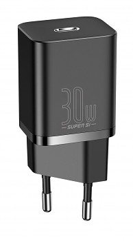 Rychlonabíječka Baseus Super Si 30W bez kabelu černá (CCSUP-J01)