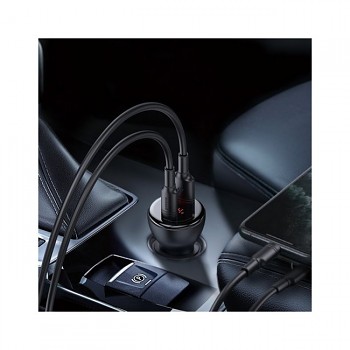 Rychlonabíječka do auta Baseus Circular PPS 45W včetně USB-C datového kabelu 1