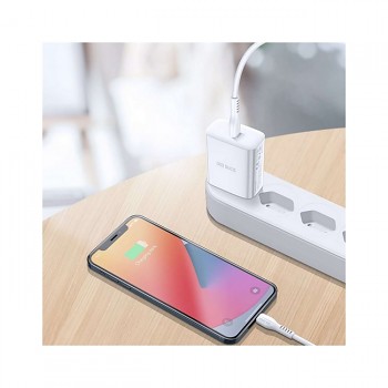 Rychlonabíječka DUX DUCIS C60 pro iPhone včetně Lightning kabelu 20W