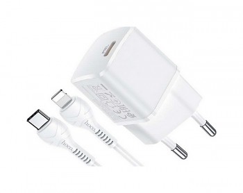 Rychlonabíječka HOCO N10 pro iPhone včetně Lightning kabelu 20W