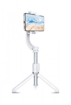 Selfie tyč se stabilizátorem Gimbal SSTR-L08 bílá I