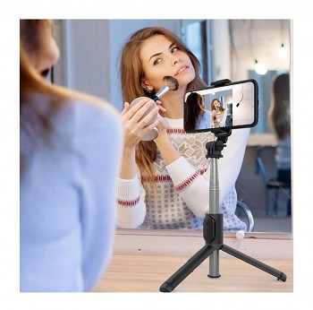 Bluetooth tripod selfie tyč Techsuit T018 černá3