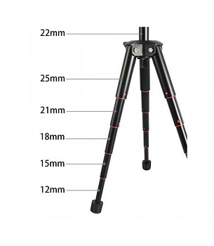 Stativ pro mobilní telefon - fotoaparát BEXIN MS19 černý