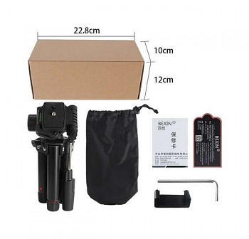 Stativ pro mobilní telefon - fotoaparát BEXIN MS19 černý