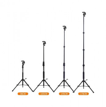 Stativ pro mobilní telefon - fotoaparát TopQ BY368 černý