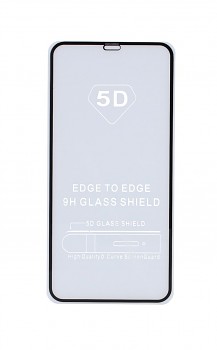 Tvrzené sklo BlackGlass na iPhone 11 Pro Max 5D černé