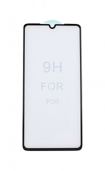 Tvrzené sklo FullGlue na Huawei P30 5D černé