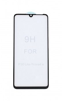 Tvrzené sklo FullGlue na Huawei P30 Lite 5D černé