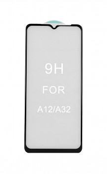 Tvrzené sklo FullGlue na Samsung A12 5D černé