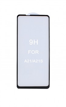 Tvrzené sklo FullGlue na Samsung A21s 5D černé