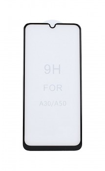 Tvrzené sklo FullGlue na Samsung A50 5D černé