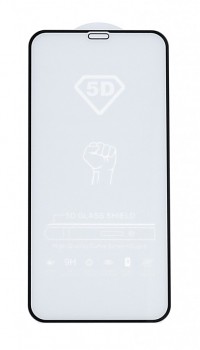 Tvrzené sklo RedGlass na mobil iPhone X 5D černé 1