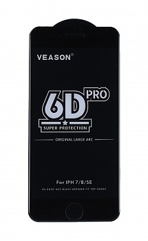 Tvrzené sklo Veason na iPhone 7 Full Cover černé