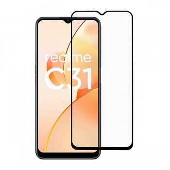 Tvrzené sklo RedGlass na Realme C31 5D černé