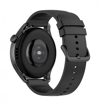 Univerzální silikonový řemínek Watchband W001 20 mm černý