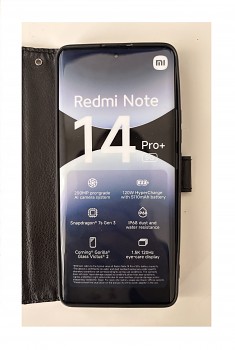 Knížkové pouzdro TopQ na mobil Xiaomi Redmi Note 14 Pro+ 5G Modré s motýlky VADA