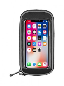 Vodotěsné pouzdro SAHOO pro mobilní telefon na řídítka kola černé 4